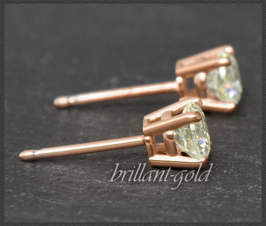 Diamant Ohrstecker 585 Gold; 1,60ct, VS